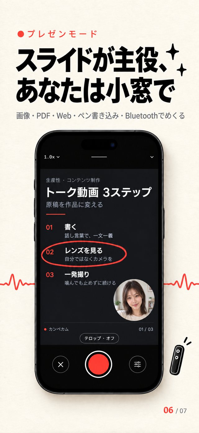 資料を主画面に、あなたは小窓で