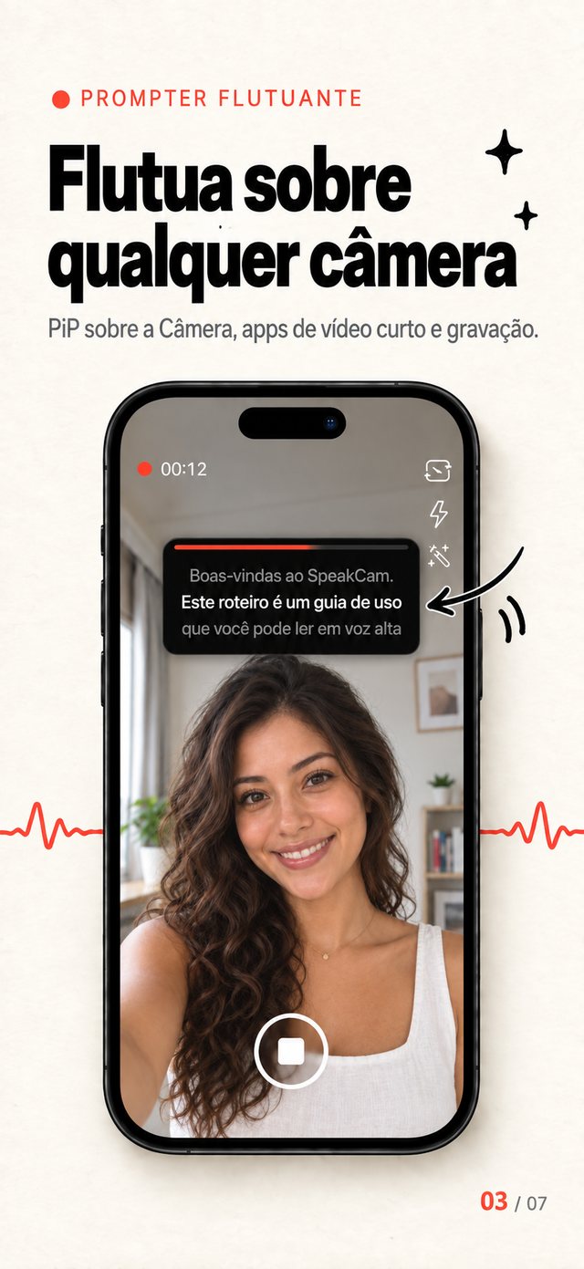 Flutua sobre qualquer app e continua te acompanhando